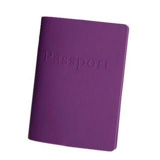 Digit-Band Silicon Passport Case Purple - One Size