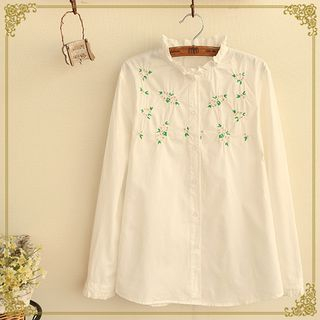 Fairyland Floral Embroidered Blouse