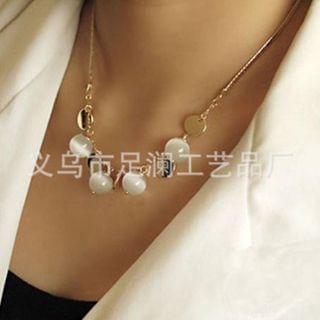 LENNI Jeweled Discs Necklace