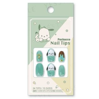 Santan - Sanrio Pochacco Nail Tips 1 Set