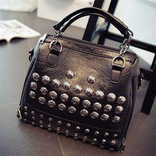 Nautilus Bags Studded Tote with Shoulder Strap