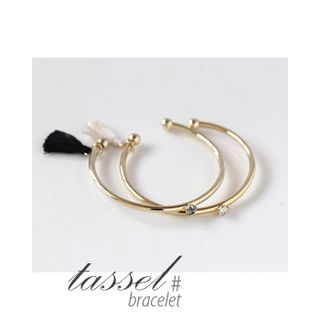 Miss21 Korea Tassel-Detail Bangle