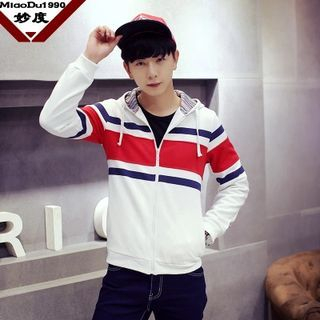 Bay Go Mall Color-Block Hoodie