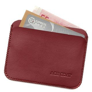 ACE COAT Faux Leather Card Holder