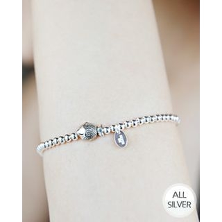 Miss21 Korea Silver Ball-Chain Bracelet