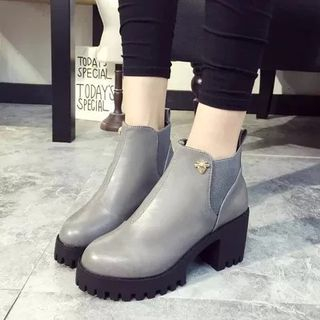 Chryse Platform Heeled Ankle Boots