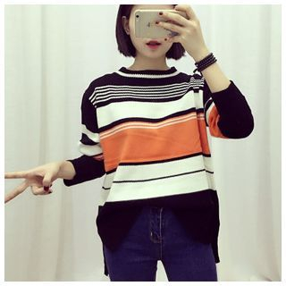 QUNI Striped Sweater