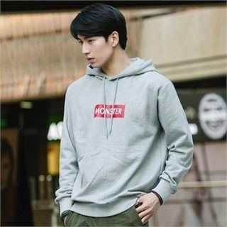 STYLEMAN Lettering Hooded Pullover