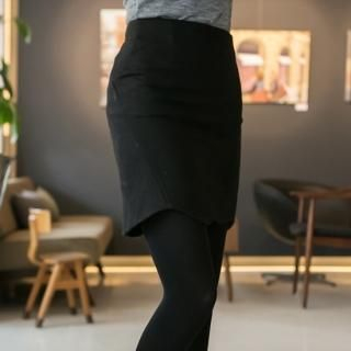 ode' Wool Blend Pencil Skirt