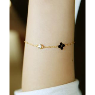 Miss21 Korea Flower-Charm Chain Bracelet