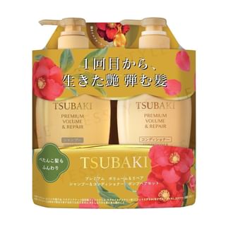 Shiseido - Tsubaki Premium Volume & Repair Shampoo & Conditioner Set 450Ml X 2