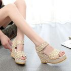 Platform Wedge Sandals Beige - 39 от YesStyle.com INT Platform Wedge Sandals Beige - 39 от YesStyle.com INT