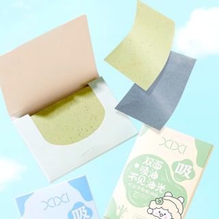 Xixi - Fresh Oil Blotting Paper - 3 Types #Green Tea - 18G