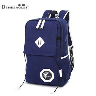DtheEagles Two Zippers Backpack
