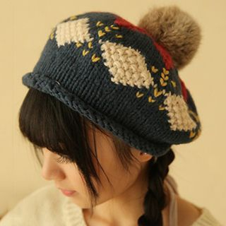 Moriville Cable-Knit Beanie