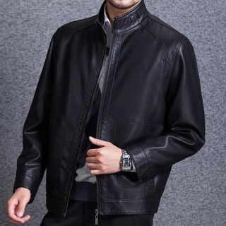 Modpop Faux Leather Jacket