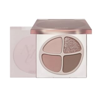 Joocyee - 4 Shades Eyeshadow Palette - F12 Peachy Nude #F12 Peachy Nude - 4.3G