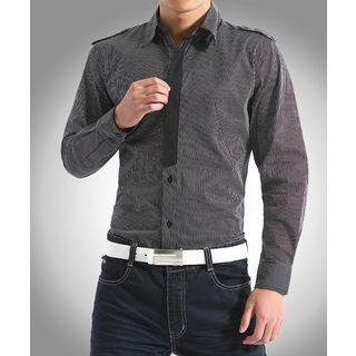 JIBOVILLE Pinstriped Long-Sleeve Shirt