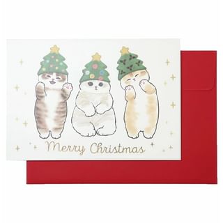 mofusand 3D Christmas Card 165x115mm