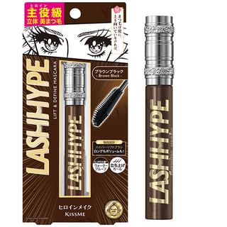 ISEHAN - Kiss Me Heroine Make Lash Hype Lift & Define Mascara 02 Brown Black 1 pc