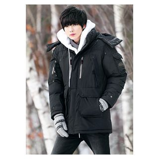 HOTBOOM Detachable Hooded Padded Coat