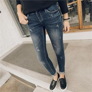 JOAMOM Distressed Skinny Jeans