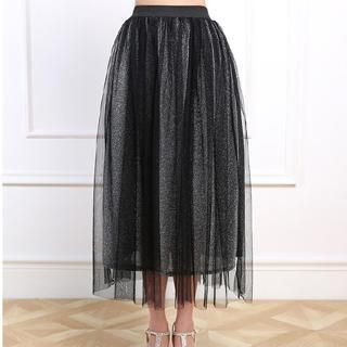 Romantica Mesh Long Skirt