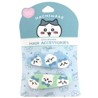 Chiikawa Hair Clip (Set of 2) (Hachiware) One Size