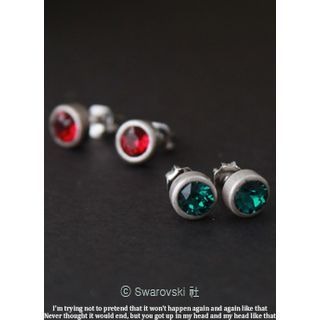 kitsch island Colored Swarovski Earrings
