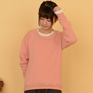 Moriville Frill Trim Pullover