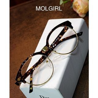 MOL Girl Round Frame Plain Glass Spectacles