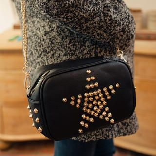 Star-Studded Shoulder Bag
