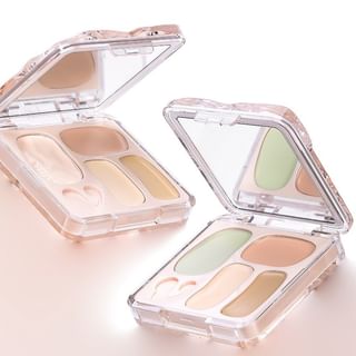 VEECCI - Adaptable 4-Color Concealer Palette - 2 Colors W01 - 4.5g