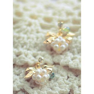 kitsch island Faux-Pearl Drop Earrings