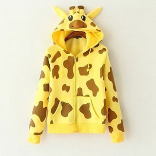ninna nanna Giraffe Print Hood Jacket