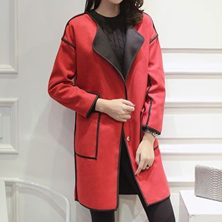 Athena Piped Buttoned Coat
