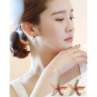 Miss21 Korea Starfish Motif Stud Earrings