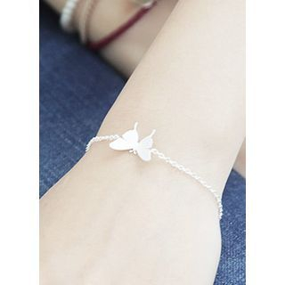 kitsch island Butterfly Pendant Bracelet