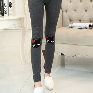 Ekim Cat Pattern Leggings