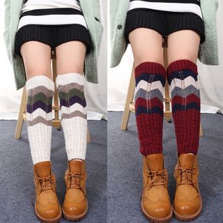 Valerie Zigzag Knit Socks