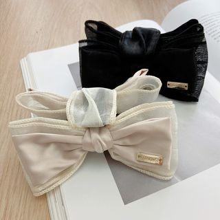 Bow Fabric Hair Clamp