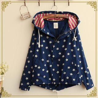 Fairyland Long Sleeved Star Hooded Jacket