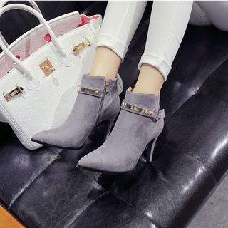 Fashion Street High Heel Ankle Boots