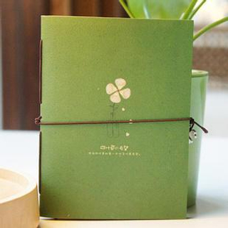 Hera's Place Four-Leaf Clover Print Notebook