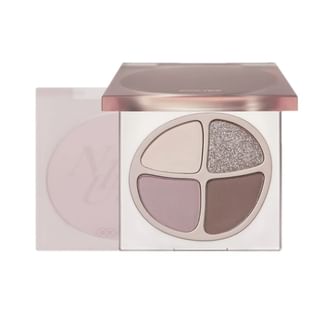 Joocyee - 4 Shades Eyeshadow Palette - F13 Taro Nude #F13 Taro Nude - 4.3G