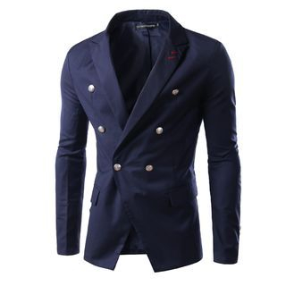 Bay Go Mall Double-Breasted Jacket