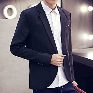 Prep Soul Single-Button Blazer