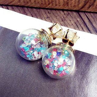 EPOQ Rhinestone Ball Earrings