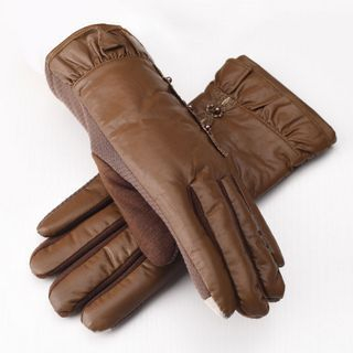 RGLT Scarves Lace-Trim Gloves