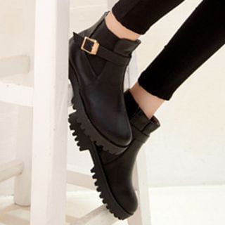 HOONA Belted Ankle Boots